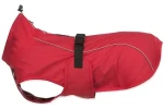 TRIXIE Vimy pláštěnka pro psy XL 70 cm červená / Voděodolná / Reflexní prvky / Nastavitelný krk (G14-680228)