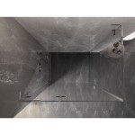 MEXEN/S - Lunar L sprchový kout dveře křídlové levá 75 x 90, transparent, chrom 834L-075-090-01-00-L