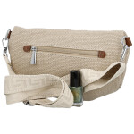 Trendy dámská textilní ledvinka Ayana, béžový