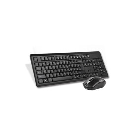 A4tech set bezdrátové klávesnice a optické myši, USB, černá
