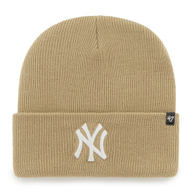 47 Brand Dětská zimní čepice New York Yankees MLB Haymaker '47 CUFF KNIT Khaki