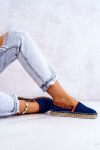 Nazouvací espadrilky Big Star JJ274877 Námořnická modrá 37