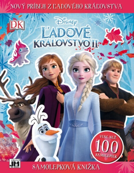 Samolepková knižka Ľadové kráľovstvo