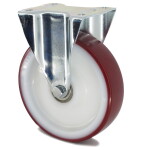 Tente Kolečko s červenou polyuretanovou obručí 200 mm,pevné 3019