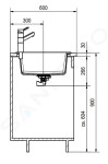 FRANKE - Maris Fragranitový dřez MRG 611-62, 620x500 mm, matná černá 114.0637.573