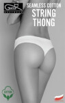 SEAMLESS COTTON STRING THONG světlý nahý XL
