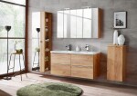 COMAD - Zrcadlová skříňka 60cm 2 dvířka DUB CAPRI 5907611647844