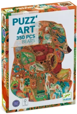 DJECO Obrysové puzzle Medvěd