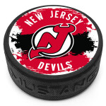 Mustang Puk New Jersey Devils NHL Splash