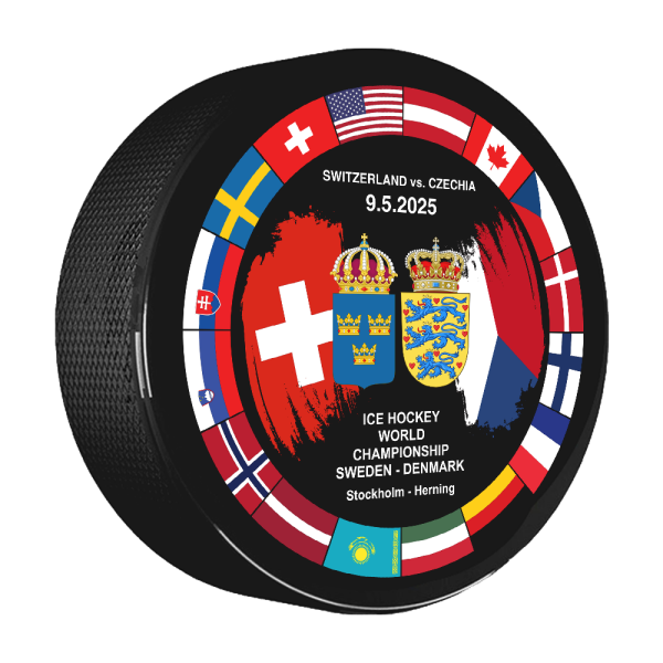 Puk Ice Hockey World Championship Sweden | Denmark MS 2025 Dueling 09.05.2025 Switzerland vs. Czechia