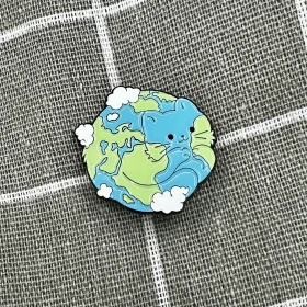 Pinarna.cz Kočička jako zeměkoule s obláčky