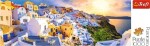 Trefl Puzzle Západ slunce na Santorini, Řecko 1000 dílků Panoramatické