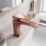 REA - Umyvadlová baterie PREMIUM Joe Brush Copper low REA-B8936