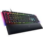 Razer BlackWidow V4 Green Switch US černá / Herní klávesnice / mechanická / Razer green / RGB / USB / US Layout (RZ03-04690100-R3M1)