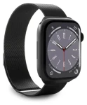 Puro Milanese černá / Řemínek pro Apple Watch / 38/40/41 mm (PUMILAW40BLK)