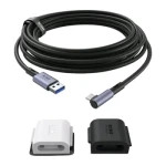 Kiwi design 5M Link Cable with Cable Clip 5m / kabel pro virtuální realitu / kabelova spona / pro Meta Quest 3/2 (QL105/HJT-442)