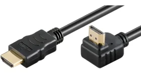MicroConnect HDMI 2.0 kabel 2m černá (HDM19192V2.0A90) / Kabel / High Speed / 4K 60Hz / M-M (HDM19192V2.0A90)