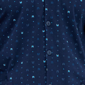 Pánské pyžamo 114/80 plus - CORNETTE tmavě modrá 3XL