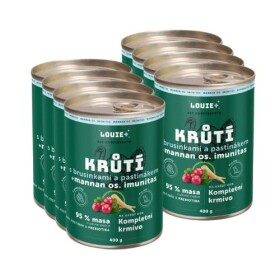 Louie konzerva Krůtí s brusinkami, pastinákem a prebiotiky 8x400g