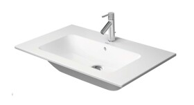 DURAVIT - ME by Starck Umyvadlo 83x49 cm, s přepadem, otvor pro baterii, DuraShield, bílá 233683AA00