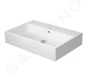 DURAVIT - Vero Air Umyvadlo nábytkové 700x470 mm, s přepadem, bez otvoru pro baterii, WonderGliss, bílá 23507000281