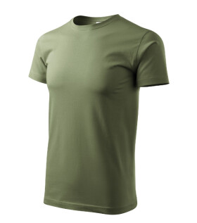 Heavy New tričko unisex khaki M