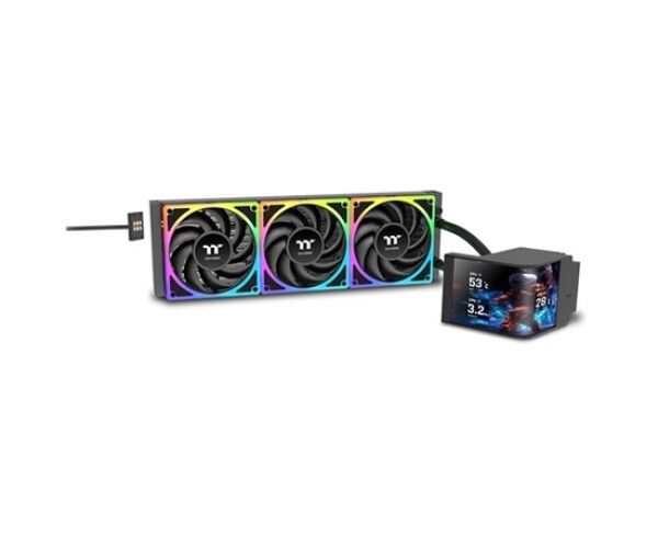 THERMALTAKE Vodní chladič MAGCurve 360 Ultra, 3x120mm ARGB, černá EDF_964032