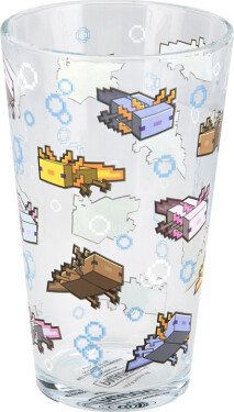 Minecraft sklenice Axolot - EPEE