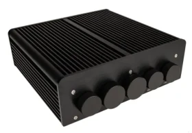 Akasa Pascal TN UCFF černá / Mini ITX / IP65 / možnost pověšení na zeď / hliník / OEM / bez ventilátoru (A-NUC67-M1B)