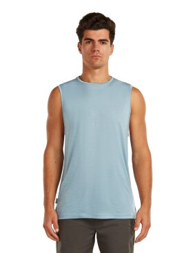 Pánské merino tílko ICEBREAKER Mens 125 Cool-Lite Sphere Tank, Flint Blue velikost: S