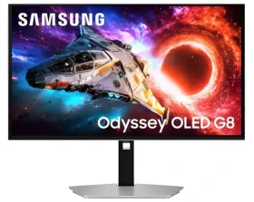 27" Samsung Odyssey OLED G8 LS27HG802SUXEN stříbrná / Monitor / OLED / 3840x2160 / 240Hz / HDR10+ / HDMI + DP (LS27HG802SUXEN)