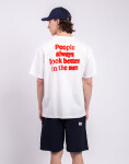 Tričko Thinking MU People Aaron Tee WHITE