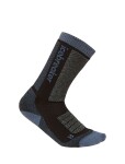Dětské merino turistické ponožky ICEBREAKER Kids Ski+ Medium OTC, Black/Dawn/Graphite velikost: 24-26 (S)