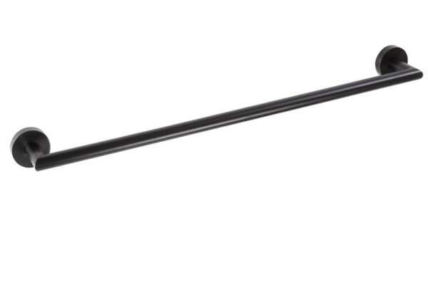 SAPHO - X-ROUND BLACK držák ručníků 600, černá mat XR404B