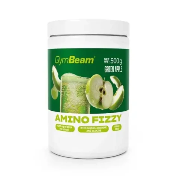 Amino Fizzy - GymBeam (zelené jablko, 500 g) (115714-2-500g-greenapple)