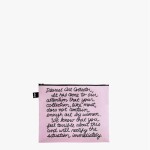 Taštičky na zip 3 ks LOQI GUERRILLA GIRLS Dearest Art Collector and The Advantages Of Bein