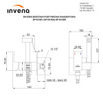 INVENA - Bidetová baterie podomítková, chrom BP-K0-B01-L