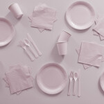 Příbor plastový světle růžový 24 ks Příbor plastový světle růžový 24 ks