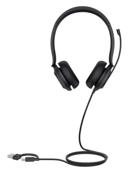 Yealink UH35 / Sluchátka / Microsoft Teams / USB-C/USB-A / Oboustranná (UH35 DUAL TEAMS USB-C/A)