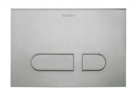 DURAVIT - DuraSystem Ovládání splachování, kartáčovaný nerez WD5012704000