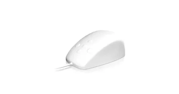 Keysonic KSM-3020M-W bílá / Myš / drátová / silikonová / IP68 / USB-A / 5 tlačítek / 1,8 m (60192)