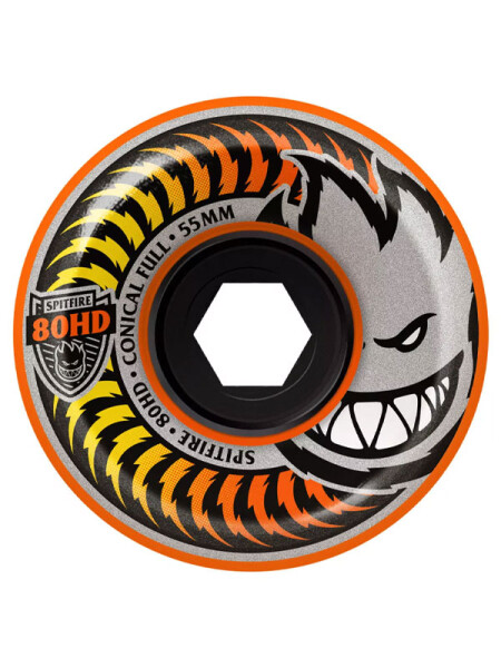 Spitfire 80HD FADE ORANGE CONFUL měkká skate kolečka - 55