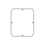Molex MWE Industrial Solution 936040053 kryt pouzdra 144 x 119 x 1.5 ocel pozinkované 1 ks