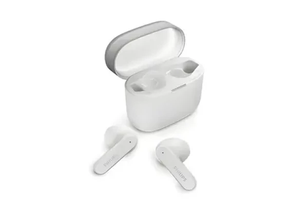 Philips TAT2139WT/00 bílá / Bezdrátová sluchátka / mikrofon / Bluetooth 5.3 / IPX4 (TAT2139WT/00)