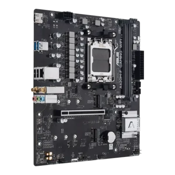 ASUS A620M-F GAMING WIFI / Základní deska / AMD A620 / DDR5 / 2x M.2 / 2.5GLAN / Wi-Fi 6 / sc. AM5 / mATX (90MB1KT0-M0EAY0)
