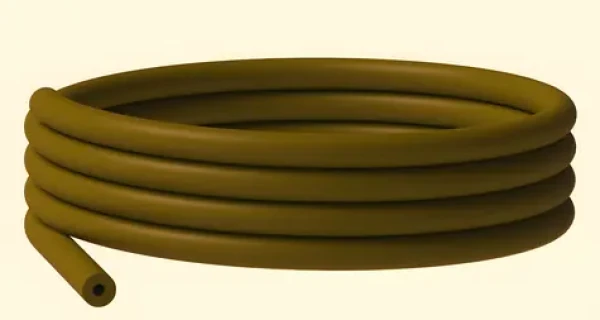 SURETTI PVC hadička hnědá / Rybářská bižuterie