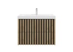 Koupelnová skříňka s umyvadlem SAT Delano 80x56x45 cm dub mat DELANO80ZDCUM DELANO80ZDCUM