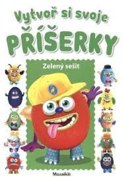 Vytvoř si svoje příšerky – Zelený sešit + samolepky