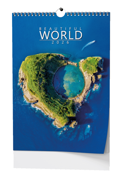 Nástěnný kalendář 2026 Baloušek - Beautiful world