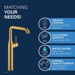 GROHE - Essence Páková umyvadlová baterie XL, kartáčovaný Cool Sunrise 32901GN1